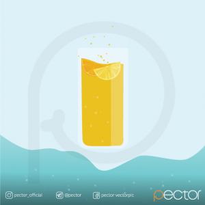orange Juice vector, وکتور آب پرتغال